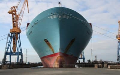 Emma Mærsk completes works at Damen Shiprepair Brest