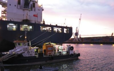 24-hour underwater rudder repair in Rotterdam