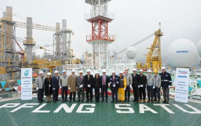 Petronas selects Intellian to connect floating LNG production vessel