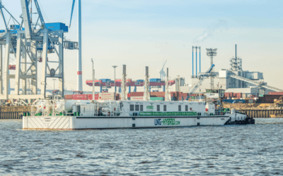 Smooth operation of the LNG Hybrid Barge in Hamburg