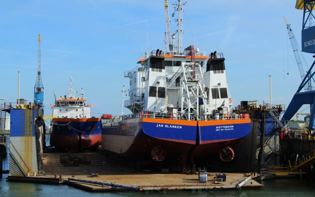 Damen Shiprepair Vlissingen gets two Van Oord split hopper barges ready for work