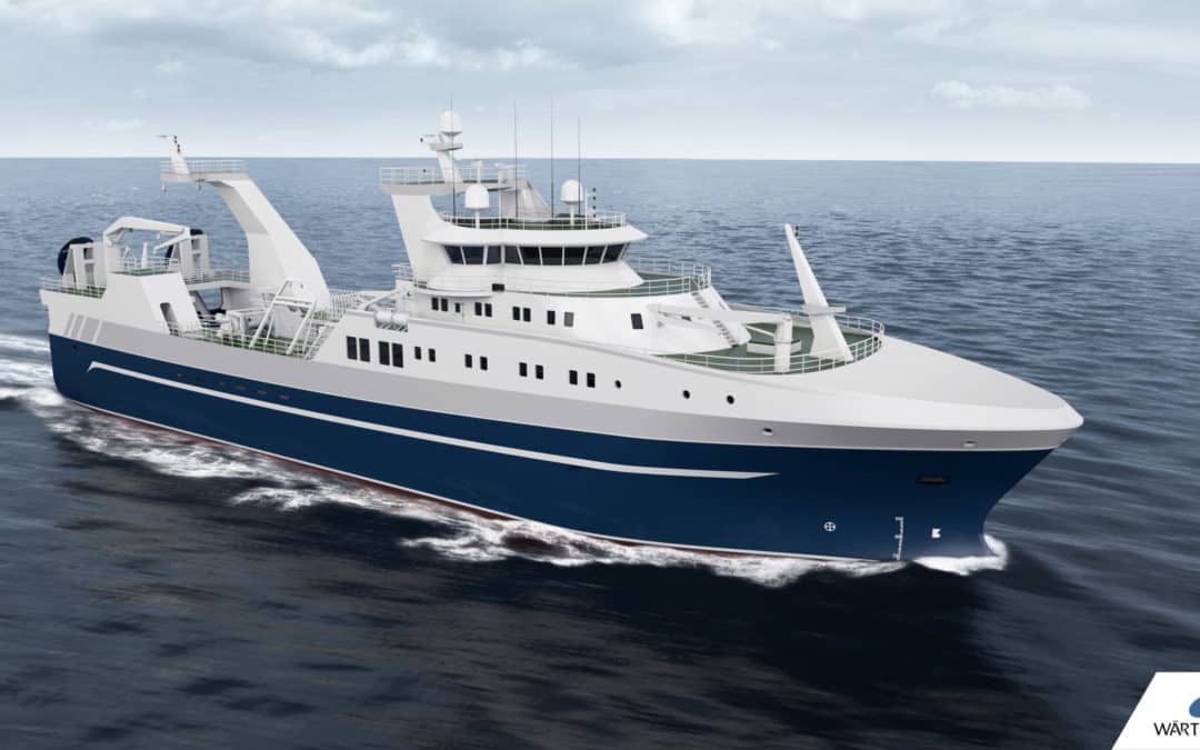 Fuel-efficient stern trawler design