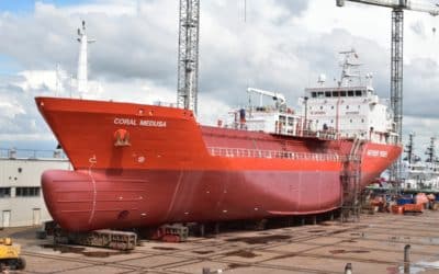 LNG carrier Coral Medusa completes repairs under gas at Damen Shiprepair Harlingen