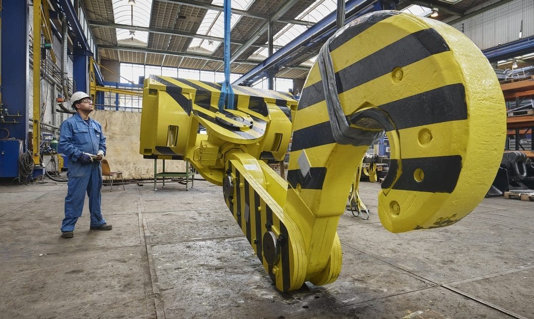 Anchor & Chain Factory refurbishes giant lifting hooks for Tata Steel