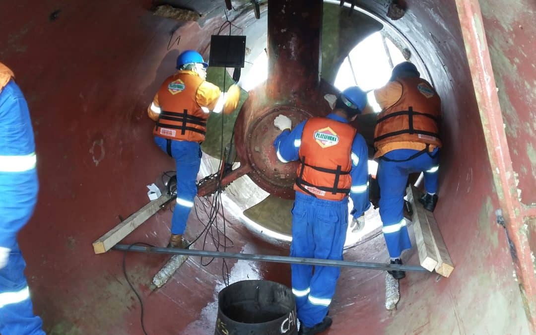 Metalock replaces Bow Thruster on M.V. Monte Rosa