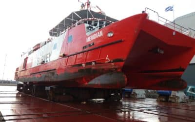 Survey vessel completes maintenance and repair visit