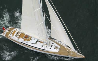 World’s largest sloop runs seawater bearings