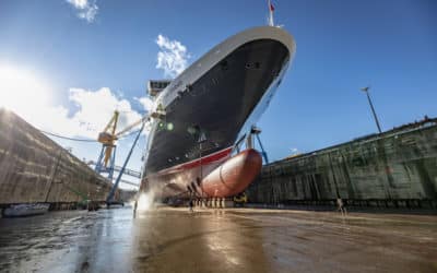 Damen Shiprepair Brest completes refit of Cunard’s Queen Elizabeth