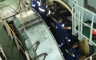 Metalock Brasil carries out repairs on vessel’s vibration damper seals and springs