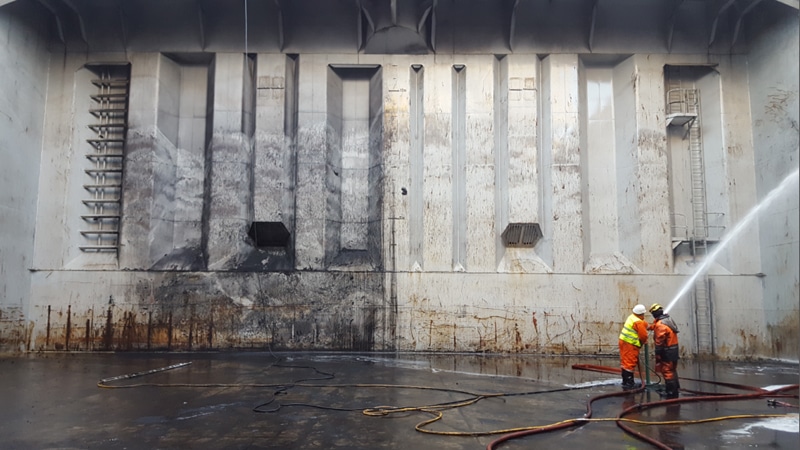 Less is more with Wilhelmsen’s new best in test heavy duty cargo hold cleaner