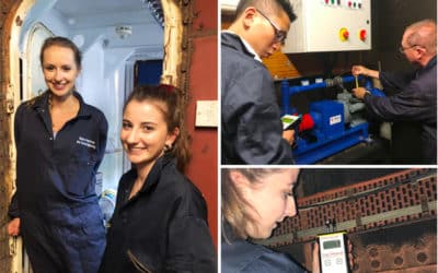 Ultrasonics Testing onboard HQS “Wellington” Historic Ship, London