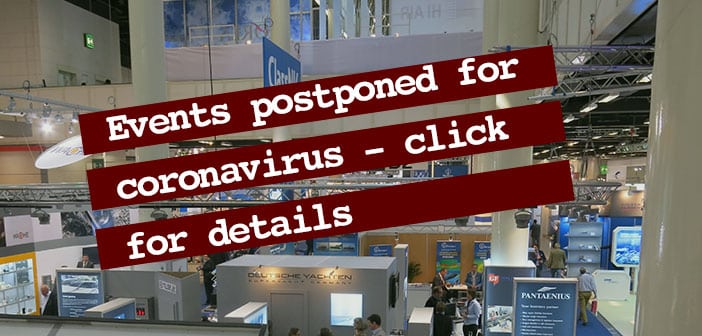 Coronavirus event postponements