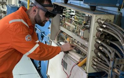 Servicing ships remotely via augmented reality glasses