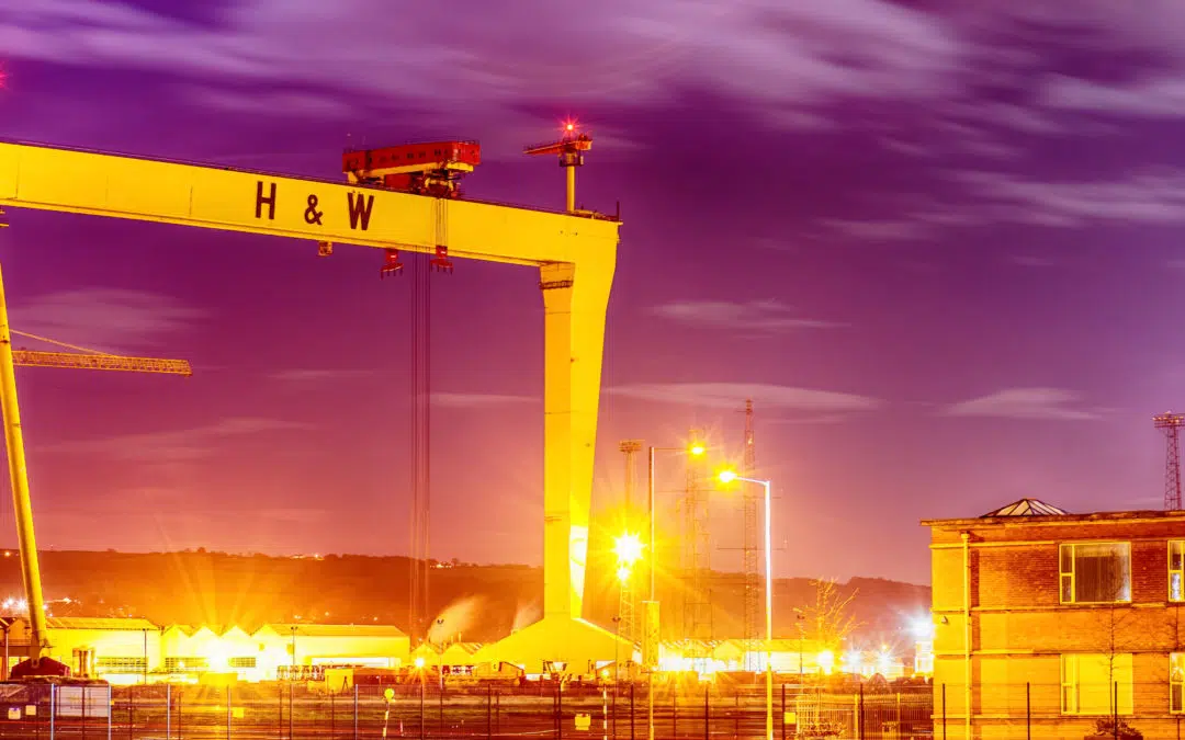 Demolition starts at Harland & Wolff shipyard