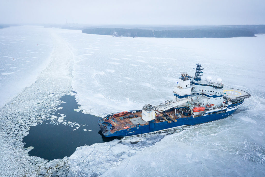 The icebreaker MSV Nordica