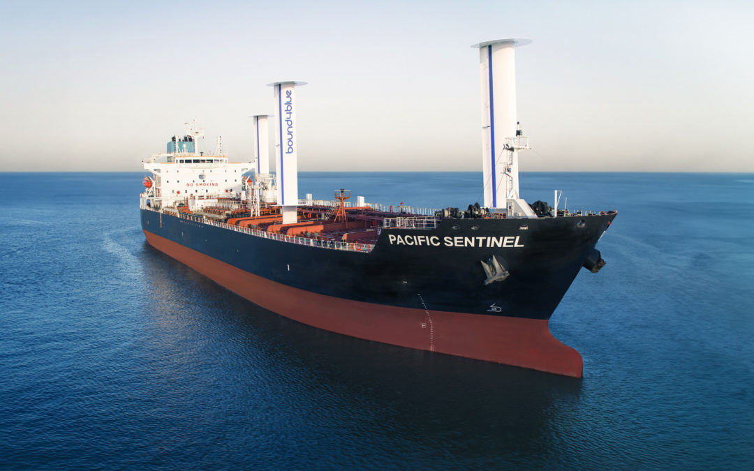 Eastern Pacific Shipping makes first wind propulsion move with bound4blue eSAILs