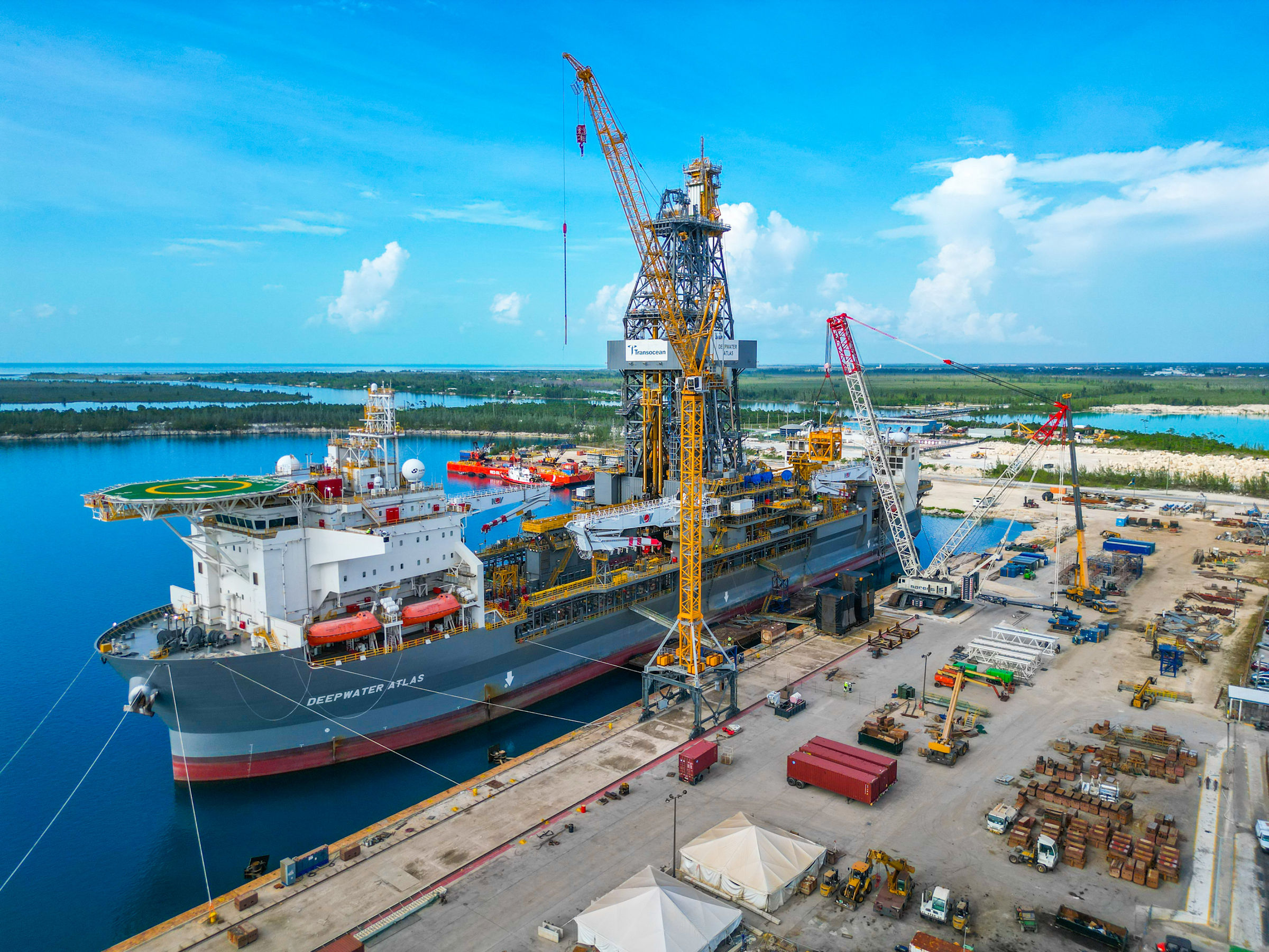 Maersk Installer at Grand Bahama Shipyard