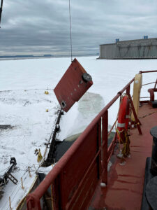 Onsite rudder repair