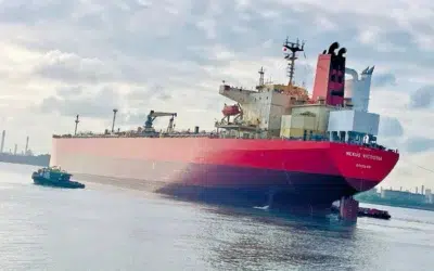 Shipboard carbon capture first