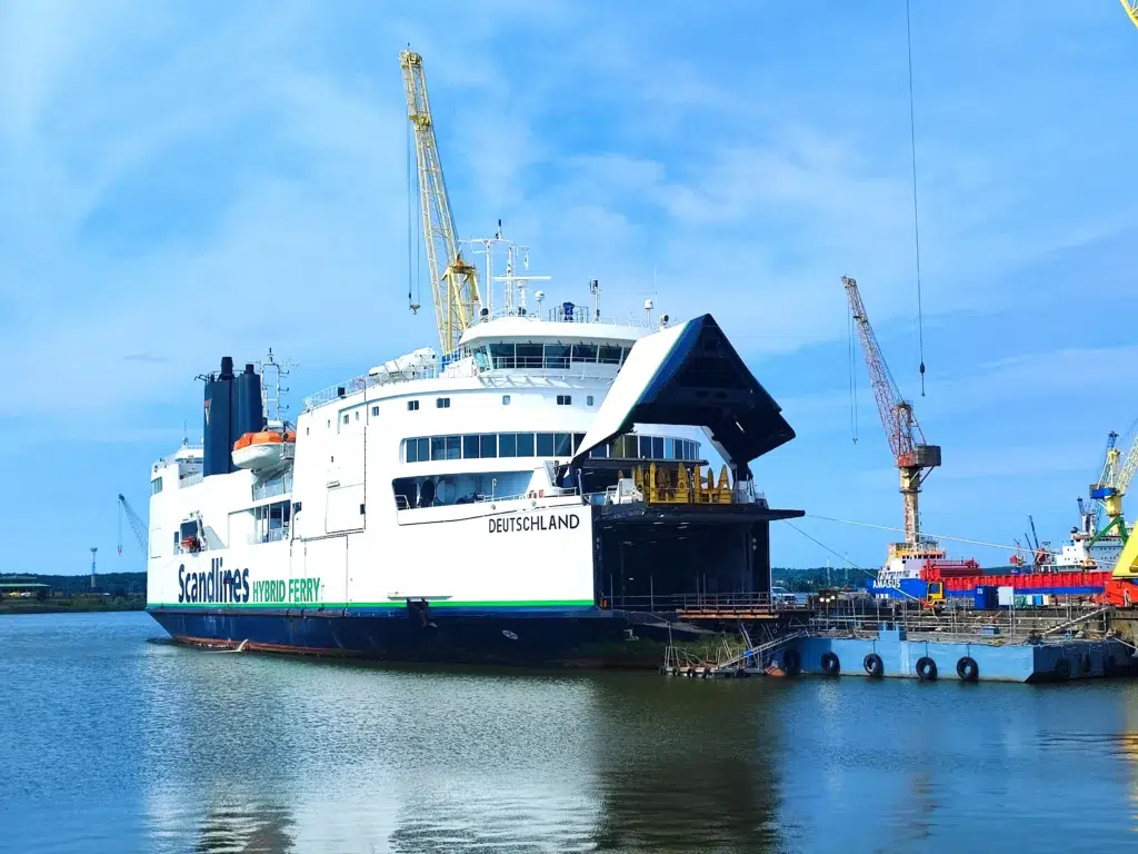 Deutschland of Scandlines at BLRT Repair Yards Klaipeda