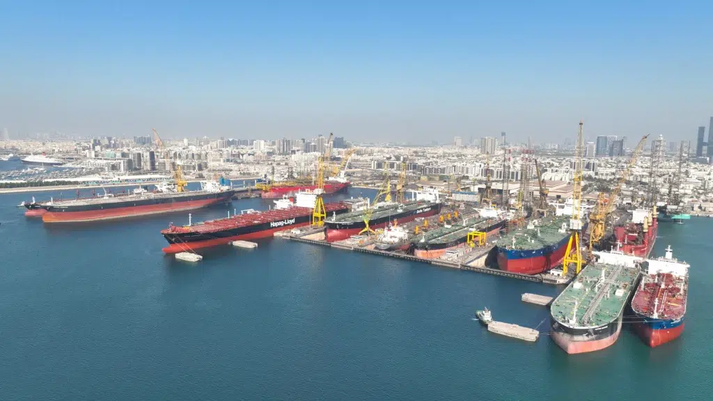 Aerial view of Drydocks World