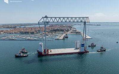 First 800-tonne Goliath crane transfer