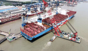 COSCO Shipping Libra became the first ship of its kind to be decarbonisation retrofitted to run on methanol