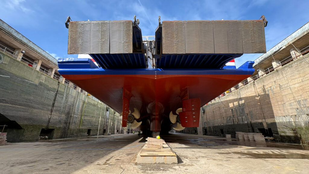 Further efficiency gains are achieved on Stena ships through the propellers